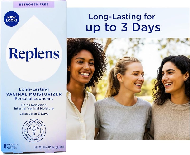 Replens Long-Lasting Vaginal Restores Vaginal Moisture Moisturizer (Pack of 2) - Image 4